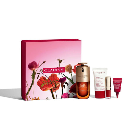 Clarins Icons - Double Serum & Beauty Flash Balm Set