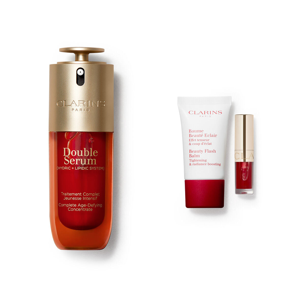 Anti-Aging Face Care Set - Double Serum & Beauty Flash Balm