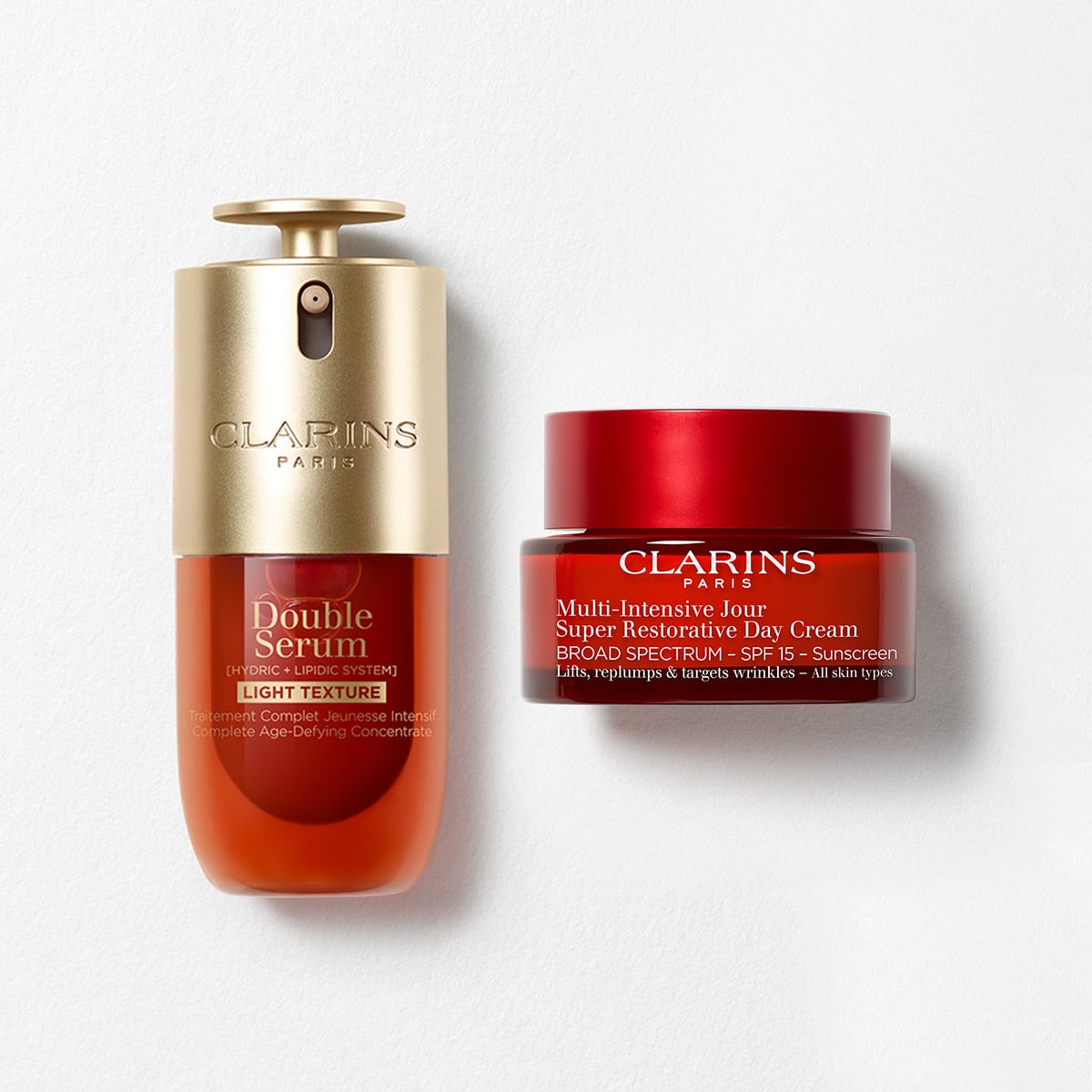 Super Restorative & Double Serum Light Texture 30 mL Set